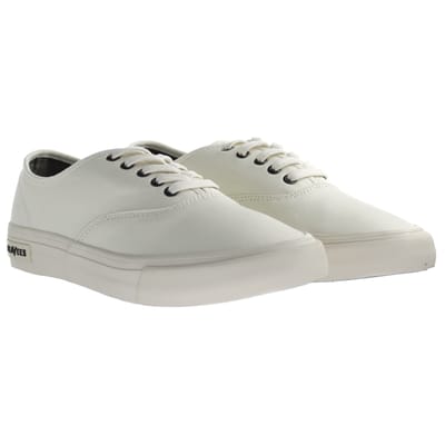 Seavees Legend Sneaker Standaard Bleach Poplin Wit Dames Trainers