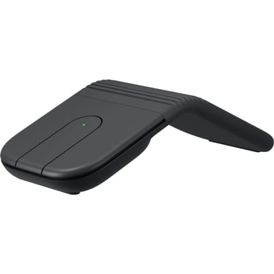 Logitech Mobi Fold - Ovouwbare Muis - Draagbaar - Touch Scrolling – Stille Klikken – 4K DPI – Bluetooth - Zwart