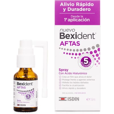 Mondwater Isdin Bexident Aftas Mondbeschermer (15 ml)