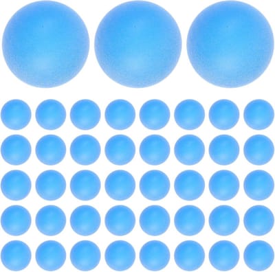 Tafeltennisballen - Pingpongballen - Spel Training - Naadloos Matte - 50 Stuks - Donkerblauw