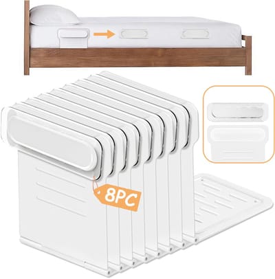Bedlaken Fixatie Clips 8 stuks – Anti-slip Bedlaken Houder voor Matras en Hoeslaken – Wit