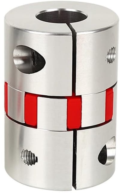 Flexibele As Koppeling - Aluminium Motor Connector - Diameter 40mm - Lengte 55mm - Vibration Demping - Hoge Koppel
