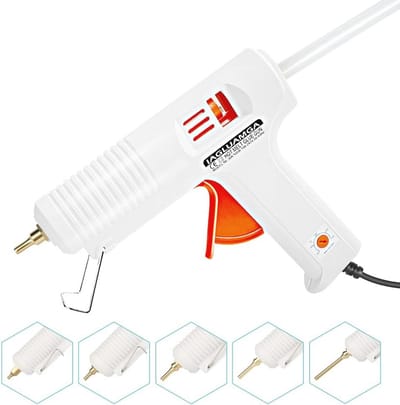 Lijmpistool met opwarmfunctie en 10 lijmstiften voor knutselprojecten