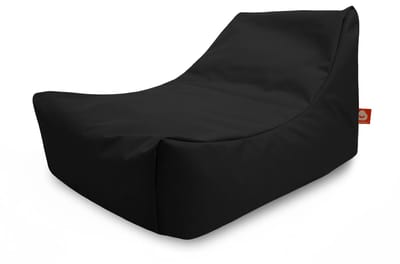 Whoober loungestoel zitzak Bali outdoor zwart - Wasbaar - Voor binnen en buiten