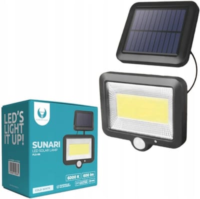 Zonne-energie LED-buitenlamp met Bewegingssensor en Schemeringssensor - 3 Verlichtingsmodi