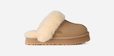 UGG® Disquette voor kinderen  in Beige, Maat 38, Suede