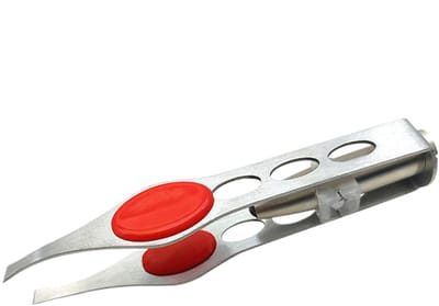 Pincet met LED-licht - Geleid Pincet Precisie Pincet - Nauwkeurig Haren Verwijderen - Roestvrij Staal - 9.6 cm - Meerkleurig