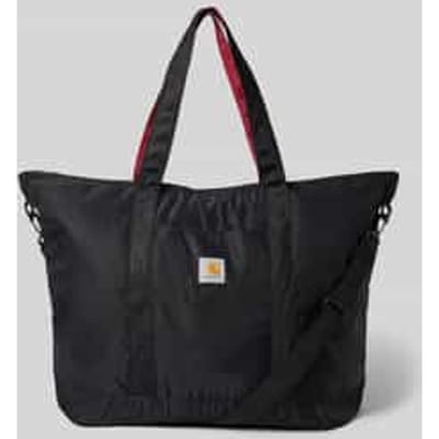Shopper met labeldetail, model 'Alumni Tote Bag'