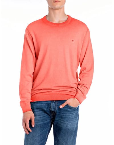 Replay Uk4705.000.g20785a Trui Oranje M Man