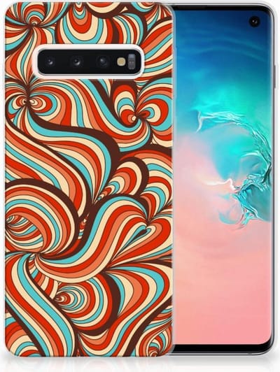 TPU Hoesje voor Samsung Galaxy S10 Hoesje maken Retro