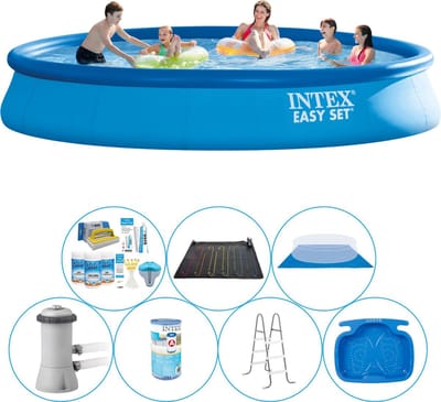 Zwembad Bundel - 8-delig -  Easy Set Rond 457x84 cm