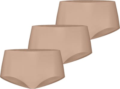 Ten Cate 3-Pack - Secrets Midi hipster 30177 - Voordeelverpakking - Aanbieding - Sale - L - beige
