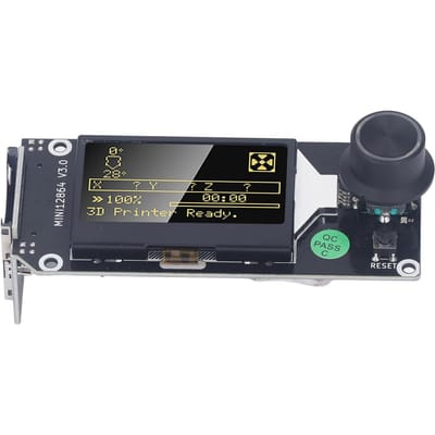 Écran LCD Graphique Intelligent Carte de Contrôle Module Contrôleur d'Écran Intelligent pour Imprimante 3D Ender 3 black