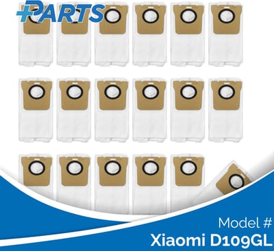 Xiaomi D109GL Stofzakken (18 Stuks, Plus.Parts® alternatief voor BHR6560GL)
