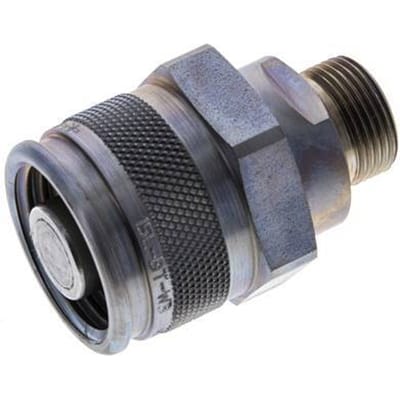 Stalen Hydraulische Koppeling Insteeknippel 15 mm L Snijring ISO 14540/8434-1 D M32 x 3