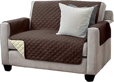 Kussenhoezen Stoelbescherming - Stoelbeschermer, Bankhoes, chair protector, waterproof, reversible, with cushion, suitable for all sofas,