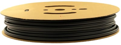 PRO-TIE® - Krimpkous 126-63 mm Zwart UV Dunwandig krimpverhouding 2:1 (Rol 15 meter) - PRO-TIE