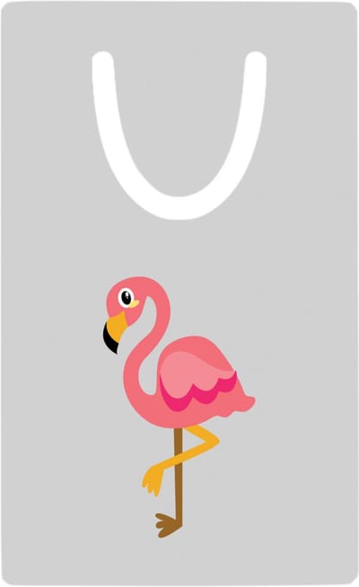 Hacebo® - Flamingo's metalen boekenlegger - Flamingo - Dieren liefhebbers - Vogels - dieren - dierendag Bladwijzer boekenleggers - 7.6 cm x 5cm