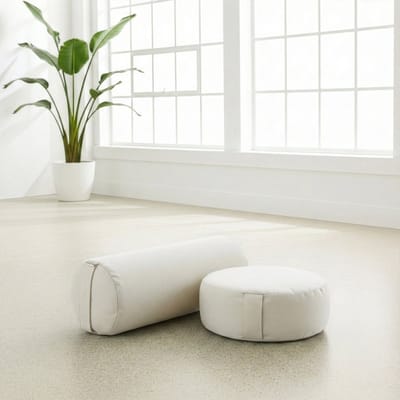 Yoga-Set Ananda (Meditationskissen Dhyana + Yoga-Bolster Samtosha)