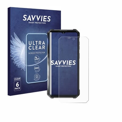 Savvies - Screenprotector voor Oukitel WP53 Pro - Folie Beschermfolie transparant 6 Stuks