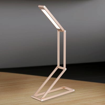 ORION Falto LED oplaadbare tafellamp, goudkleurig, aluminium, verstelbaar