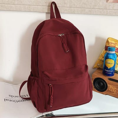 Sacs d'école pour Filles Étudiantes Collégiennes Bourgogne Élèves de Collège Élèves de Premier Cycle Sacs à Dos