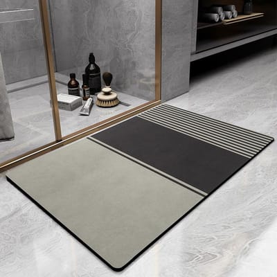 Nordic Eenvoudige Diatomeeënaarde Mat Badmat Huishoudelijk Toilet Slijtvast Absorberend Voetmat Entree Deurmat 40*60cm