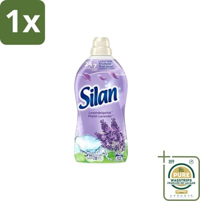 1 x Silan – Wasverzachter – Lavendelgeluk – 1144 ml- Wasverzachter - Wasverzachter Lavendel - Wasverzachter Voor Kleding - Wasverzachter Voor Textiel - Wasverzachter Voor Wasmachine