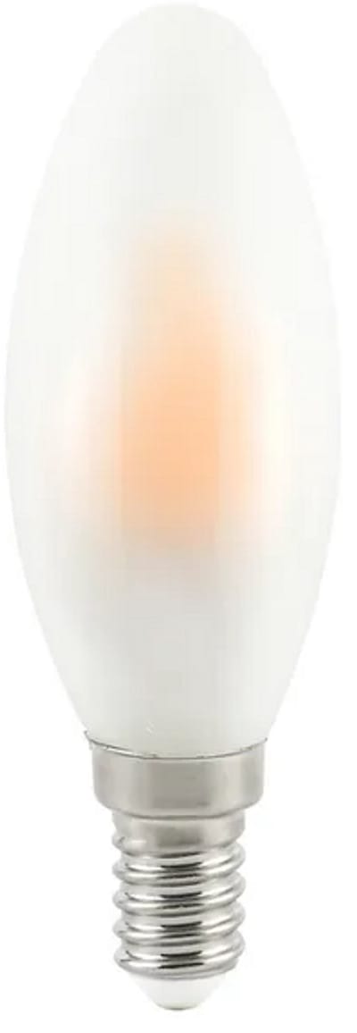 Thorgeon LED kaarslamp vlameffect 0.5W 1800K flikkerlamp mat | E14 | Zeer Warm Wit | 0.5 watt | 15.000 Branduren