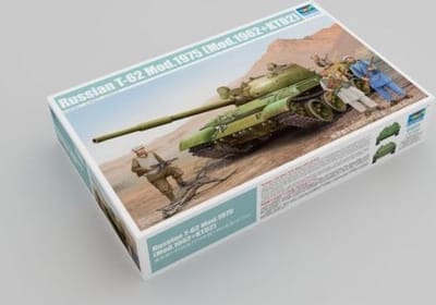 Trumpeter 01551 T-62 Model 1975 Bouwpakket - 1:35 – Sovjet Tank voor Modelbouw & Diorama