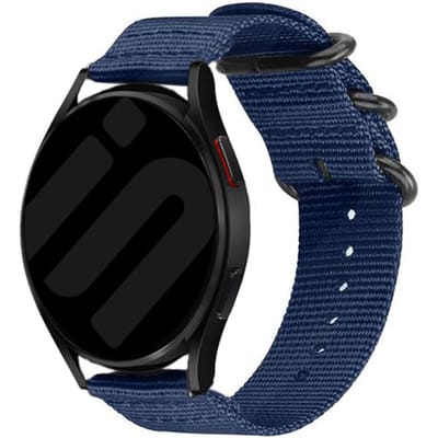 Huawei Watch GT 6 - 46mm nylon gesp bandje (blauw)