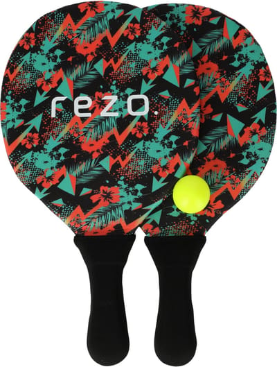 Peddelset - CRUZ - Neopreen - 2 peddels + bal - Voor zwembad en strand