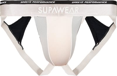 SUPAWEAR SPR Verve Jockstrap Pale Grey - MAAT M - Heren Ondergoed - Jockstrap voor Man - Mannen Jock