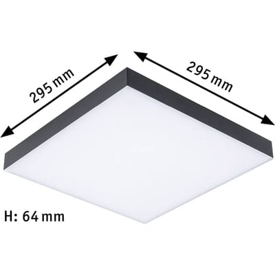 Paulmann Velora Rainbow 79907 LED-plafondlamp Warmwit Zwart