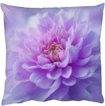 Sierkussens - Kussentjes Woonkamer - 50x50 cm - Paars - Dahlia - Dromerig