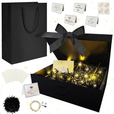 Luxe Cadeaudoos met Strik - Perfect voor Cadeaus en Feestdagen
