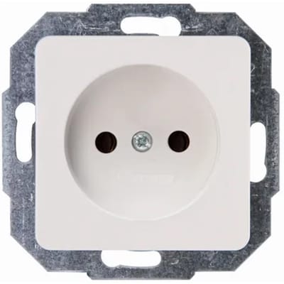 Sencys Inbouwstopcontact Ottawa Ongeaard 1-polig Crème Ip20