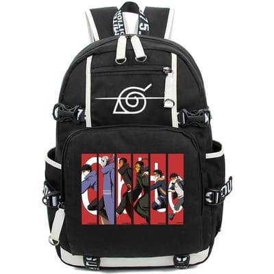 Anime Naruto sac à dos pour adolescents garçons filles retour à l'école sac à dos étudiant cartable hommes femmes loisirs Usb sacs de voyage sac à dos
