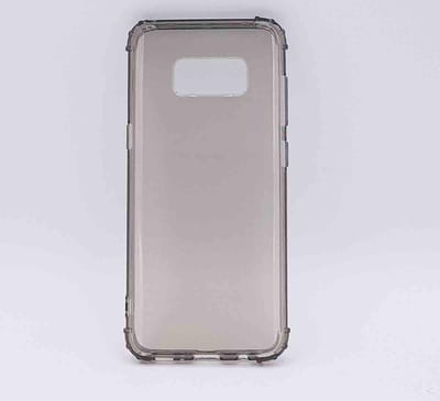 Geschikt voor Samsung S8 – premium – Transparant Hoesje – grijs