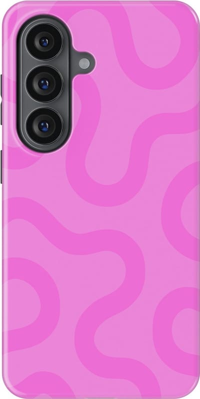 DripCase Motion Flow Tough Hoesje Samsung Galaxy S26 | Backcover met Mag | Trendy Design | Valbescherming | Bubble Waves