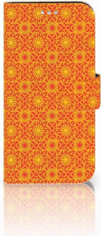 Samsung Galaxy S7 Telefoon Hoesje Batik Oranje