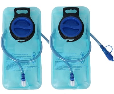 Oneay Hydratatiezak / waterzak voor rugzak – set van 2 stuks – 2 liter – BPA-vrij – met drinkslang – ideaal voor wandelen, fietsen, klimmen en outdooractiviteiten
