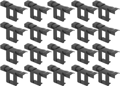 Waterafvoerclip – Set van 20 – PV-waterafvoerclip – Afvoerclip voor zonnepanelen – Eenvoudig te installeren – Compact en draagbaar – Geschikt voor reiniging en afvoer van PV-panelen – Zwart
