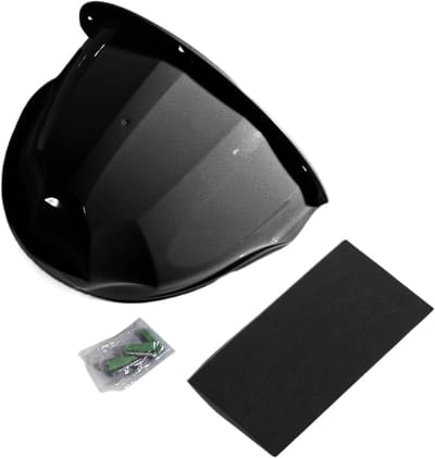 Camera Afdekking - Beschermdak Schild - Buitenbeveiliging - Weerbestendig ABS - 41x23x15 cm - Zwart