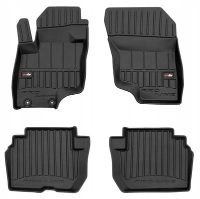 FROGUM PROLINE Automatten - Geschikt voor MITSUBISHI ECLIPSE CROSS HYBRID / PHEV (vanaf 2018) - 4-delig - TPE Rubber - Zwart