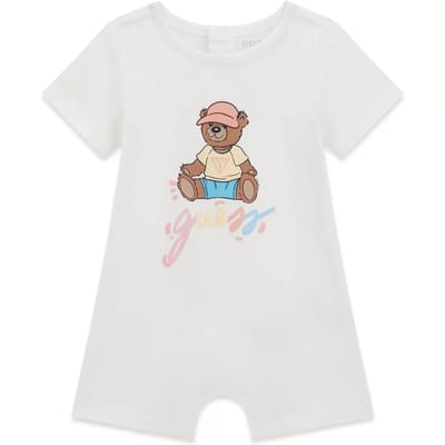 Korte jersey rompertjes voor babyjongens Guess