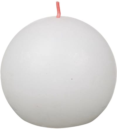 Bolsius - Rustiek bolkaars - Ø76mm - Cloudy White