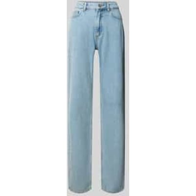 broek met rechte pijpen denim met split als detail - curated by Mary Braun