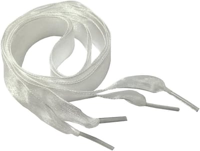 Dailygoods- Schoenveters 2 cm breed - Organza veters - Platte veters - 120 cm - Stijlvol - Transparant en kleurrijk