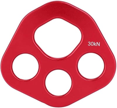 Sterke 4-Gaten Aluminium Ankerplaat voor Klimmen en Rigging Systeem